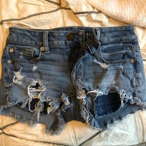 Denim shorts